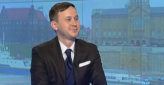 Daniel Kapała w TVP 3 Szczecin