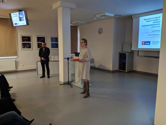 Dyrektor MOPR w Szczecinie dr Marta Giezek