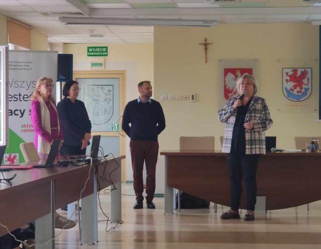 Spotkanie w Starostwie Powiatowym w Stargardzie dotyczące obsługi programu SOW